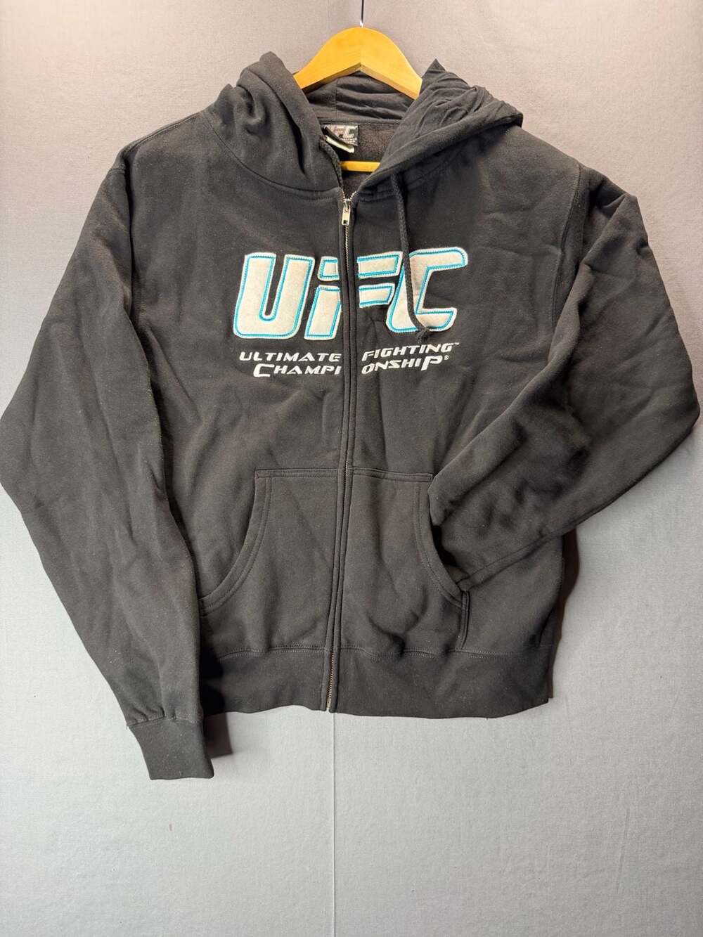 Vintage Y2K Women’s UFC Ultimate Fighting Championship Full Zip Hoodie Black